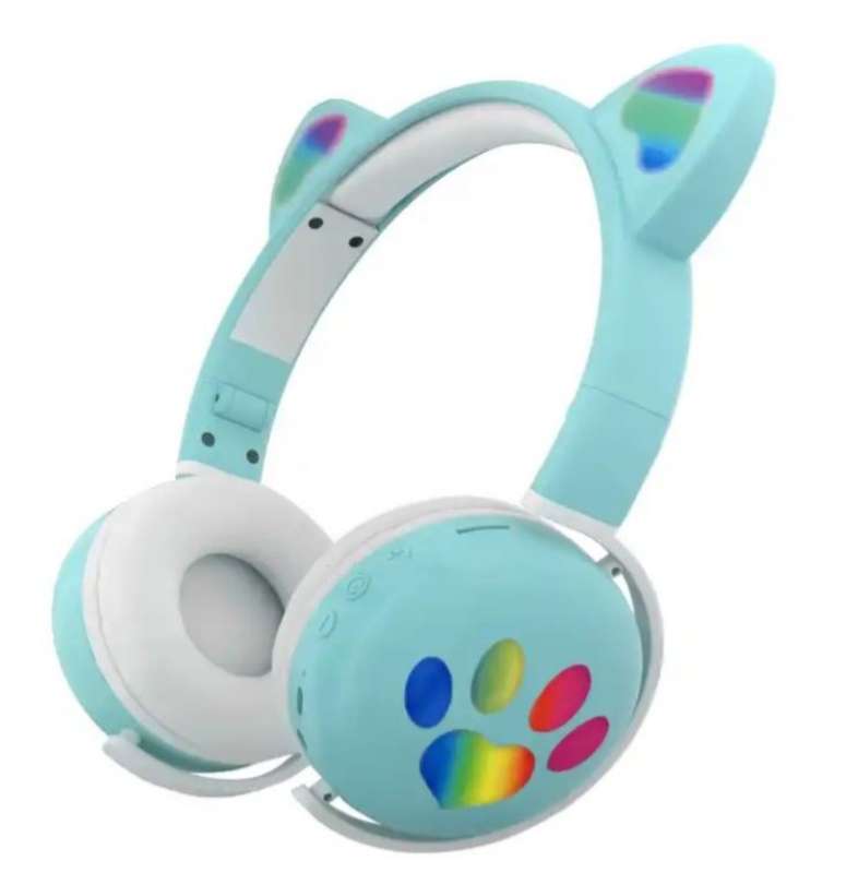 Wolulu AS-51253 Bluetooth Cat Ear RGB LED Wireless Headphone