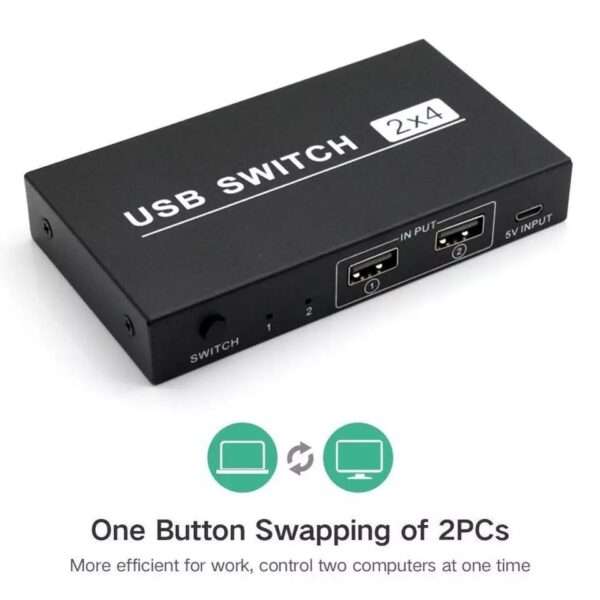 USB Switch Selector 2 Computers Sharing