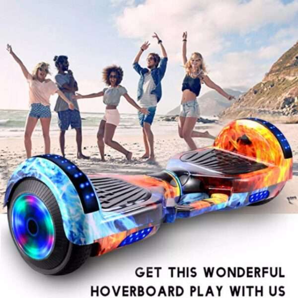 6.6 Inch Smart Auto Balance Hoverboard With Bluetooth Speaker