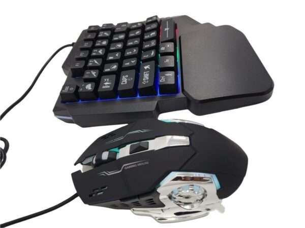 JG833 4-in-1 Combo Pack With One-hand Keyboard, Mouse and PUBG Converter
