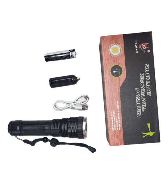 FA-A80 Super E White Laser Rechargeable Flashlight
