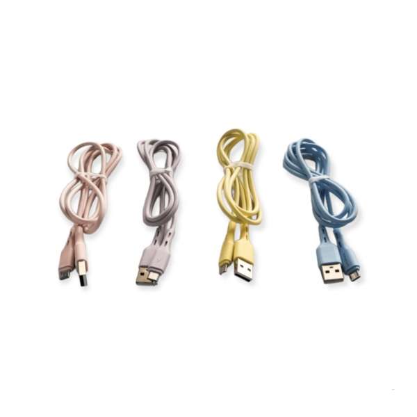 CA-8453 Type-C Silicone Cable 3.4A 1m