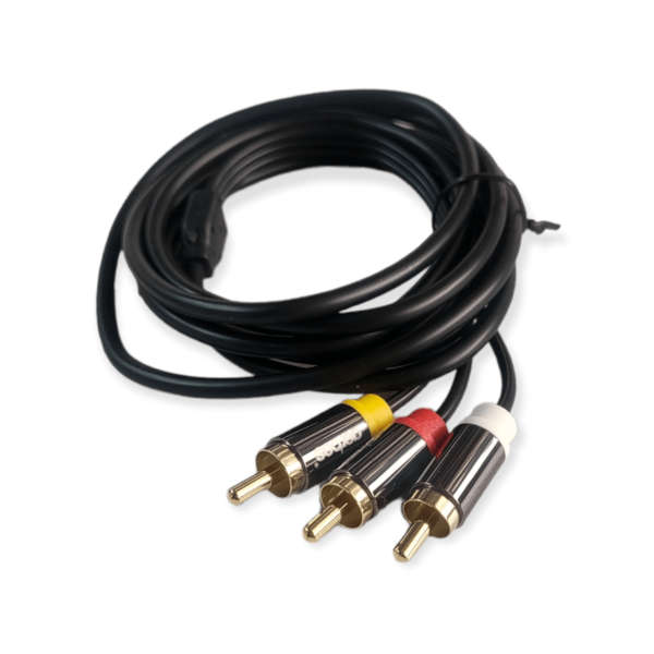 Aerbes AB-S054 3.5MM To 3 RCA Male Plug To RCA Stereo Audio Video Cable - 1.8M