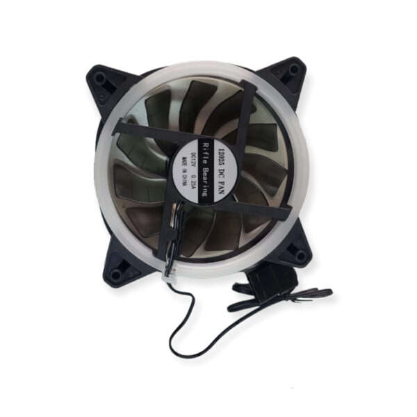 RING FAN 12025 ARGB Reverse Airflow Computer Internal Fan 120mm High Performance DC12V 0.15A