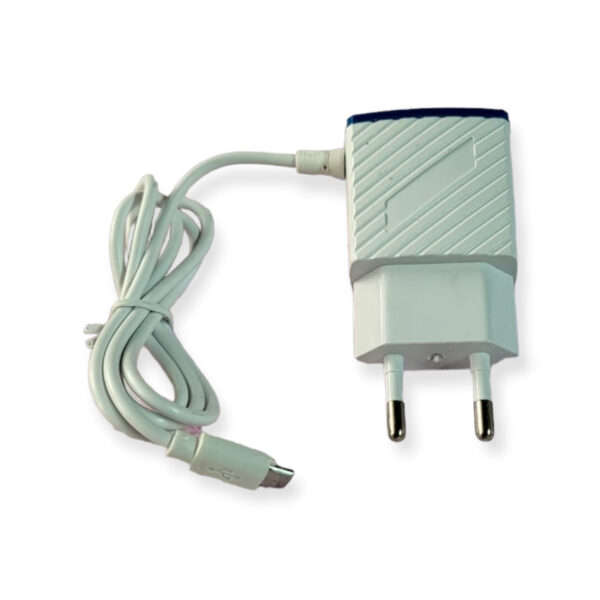 Treqa SE-C05 Dual Port USB Wall Charger And Built In Micro USB Cable