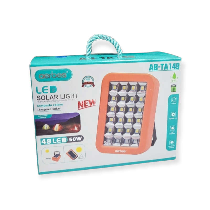 Aerbes AB-TA149 50W 48 LED Solar Floodlight