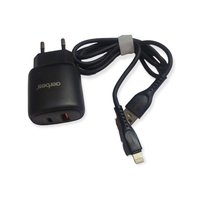 Aerbes AB-S814I USB 3.0+PD 20W Charger With 1M Lightning USB Cable