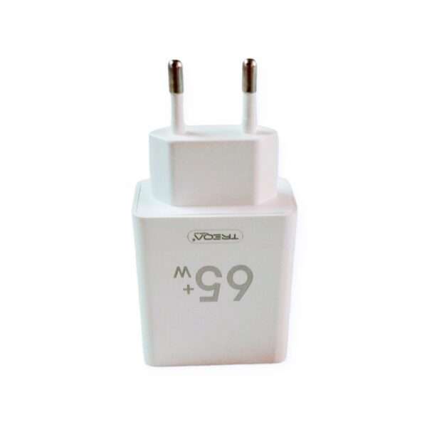 Treqa CS-228 USB Charger With IOS Cable 65W