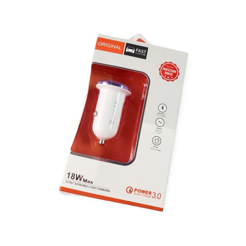 YY-MN Mini USB Car Charger 18W