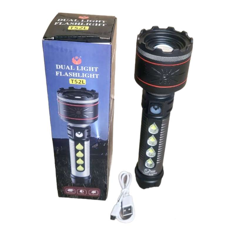 FA-T52L Durable Sturdy Rechargeable Dual Flashlight