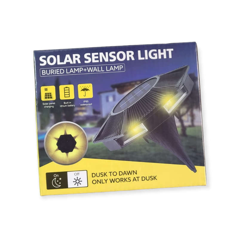 FA-6006 Outdoor Solar Sensor Ground Wall Mounted Lamp 6LED