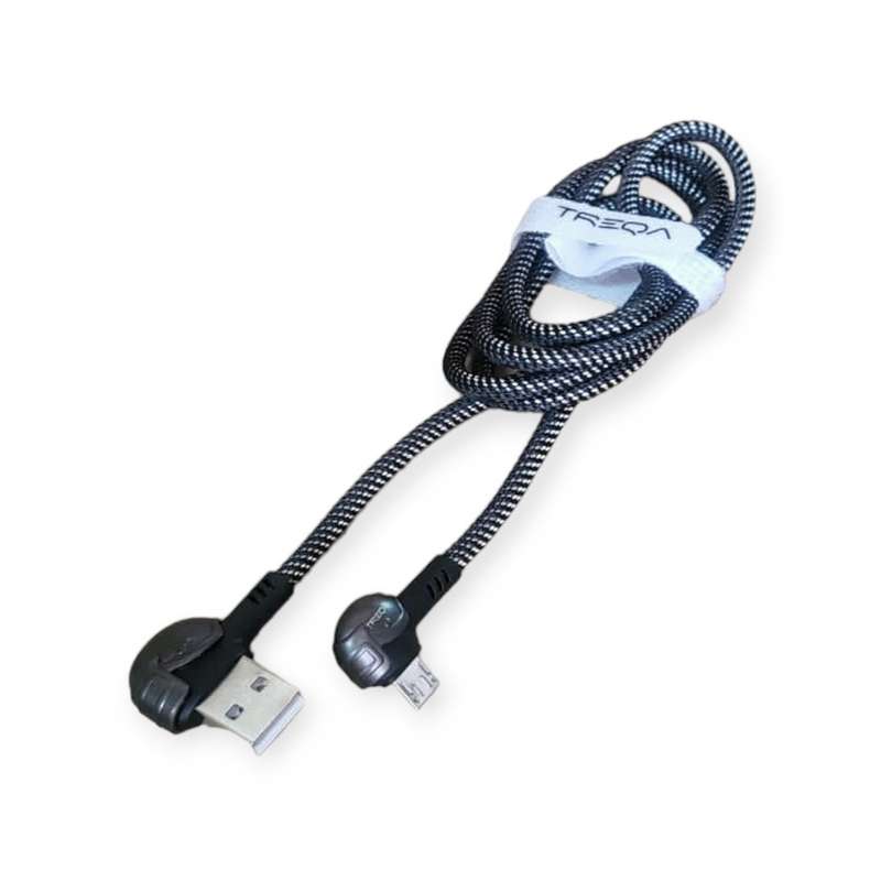 Treqa CA-8631 Micro 5.1A 90 Degree Angle USB Cable