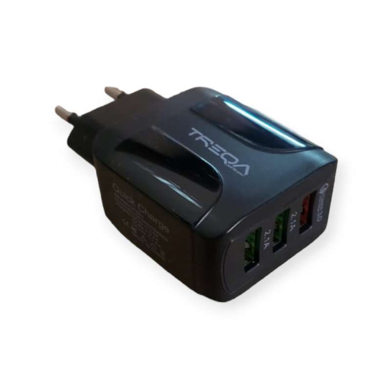 Treqa CH-624 Charger With 3 USB Port 5.1A