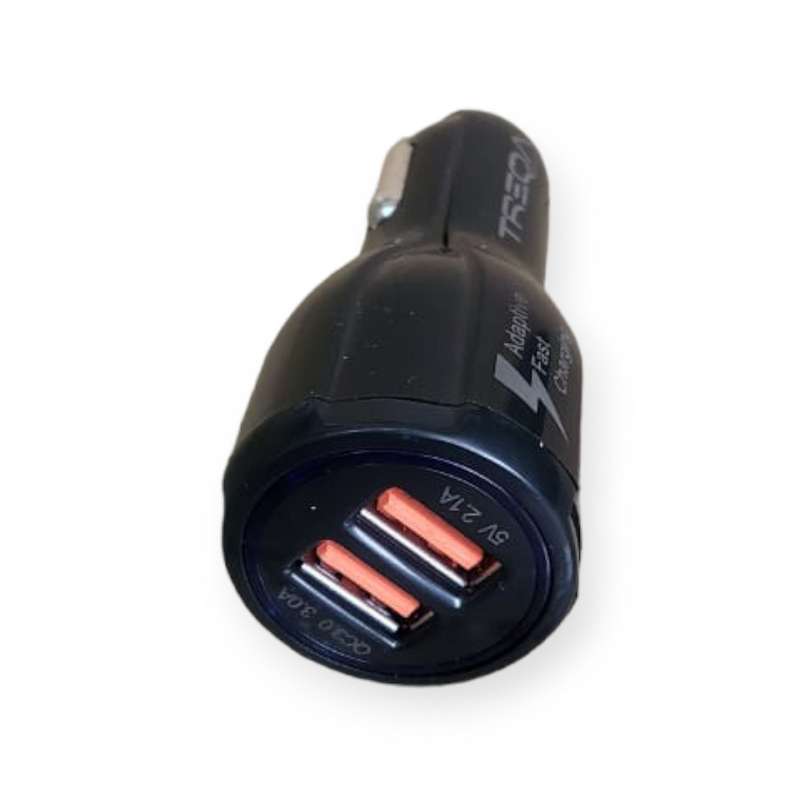 Treqa CS-207 Dual USB Port Car Charger 5.1A