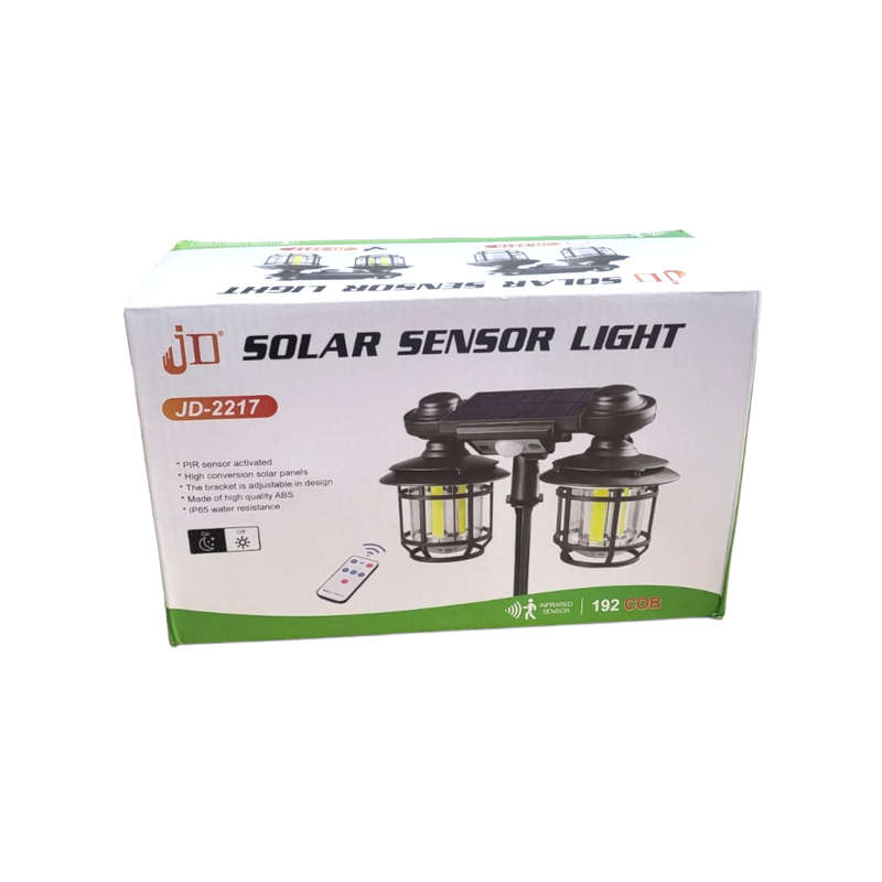 -JD-2217 Solar Powered Sensor Light 192 COB