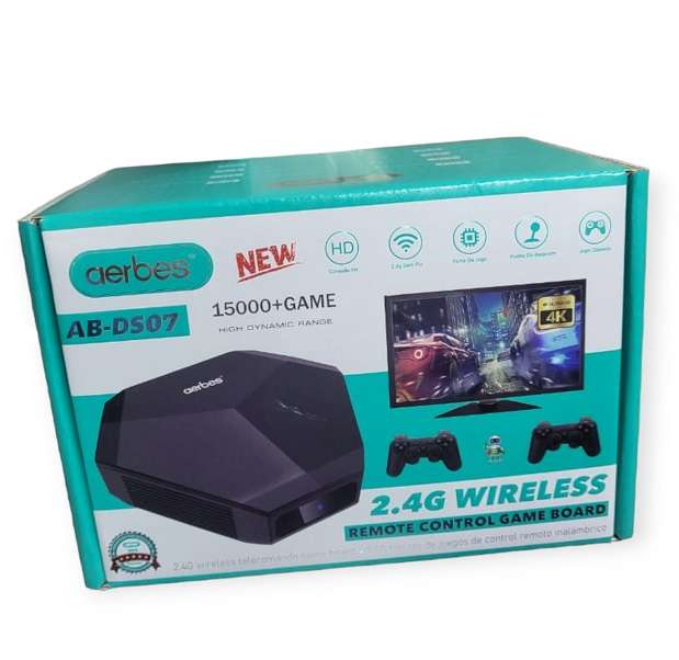 Aerbes AB-DS07 Wireless Remote Control Game Console 15000+Games 2.4ghz
