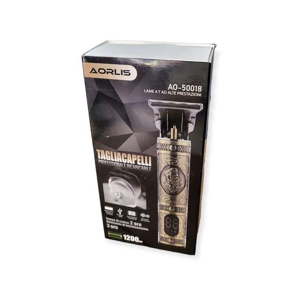 Aorlis AO-50018 Professional LCD Display USB Charging Hair Trimmer 1200Mah