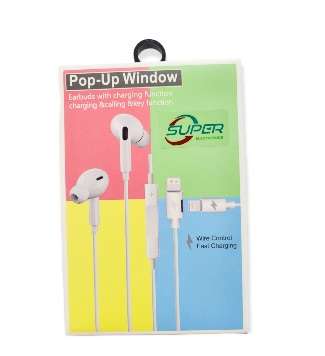 JH-7A-L Pop Up Window iPhone Earphone