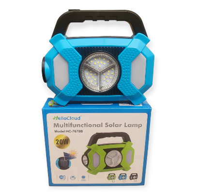 FA-7678B 20W Hello Cloud Multi-functional Portable Solar LED Light