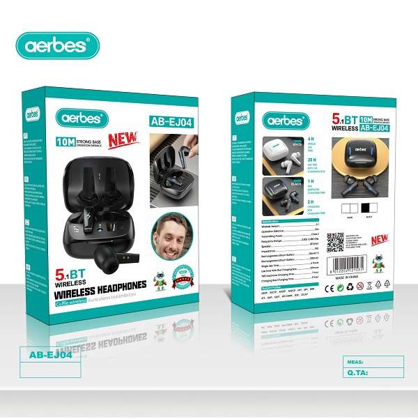Aerbes AB-EJ04 TWS Bluetooth V5.1 Earphones