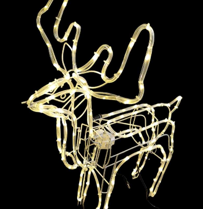 ZYF-D110 Fold Up Warm White Reindeer Christmas Patio Light With Moving Head