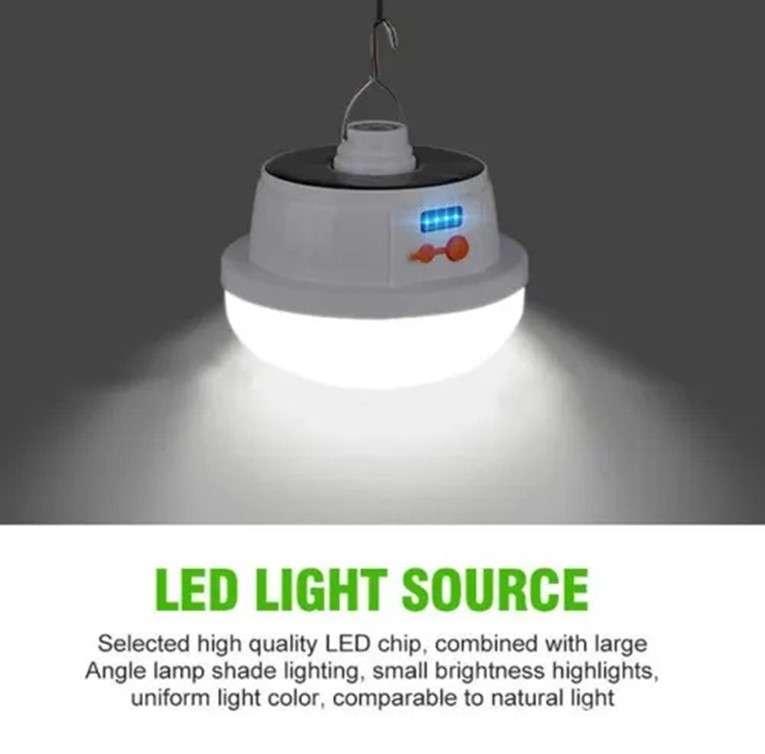 Aerbes AB-TA228 Rechargeable Outdoor Waterproof Solar Emergency Camping Light 24LED