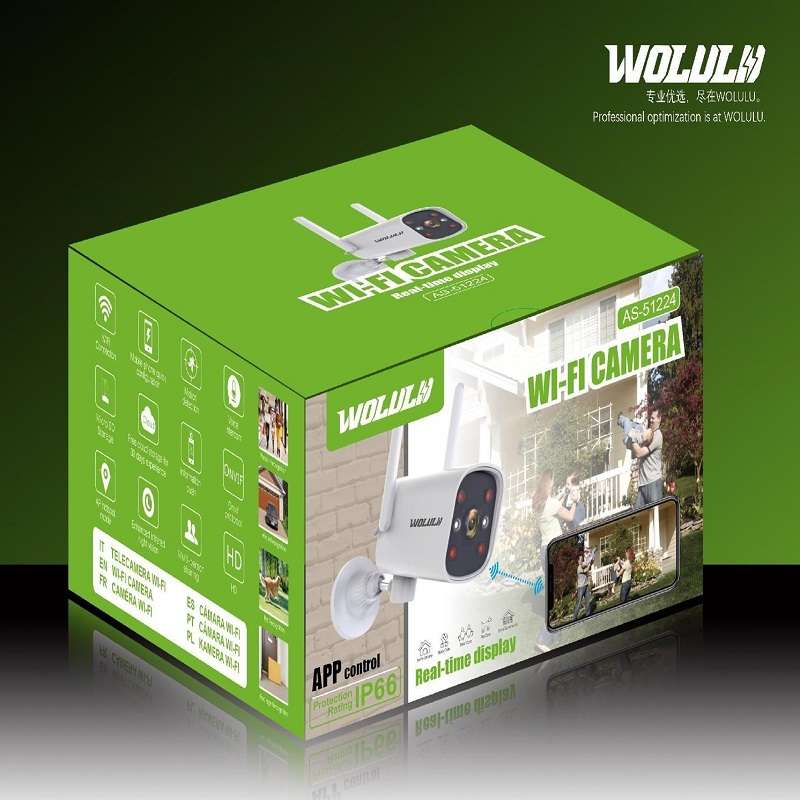 Wolulu AS-51224  Wifi Surveillance Camera iCam365 App