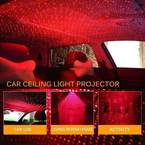 JG20375383 Portable USB Starry Projector LED Car Interior Laser Light