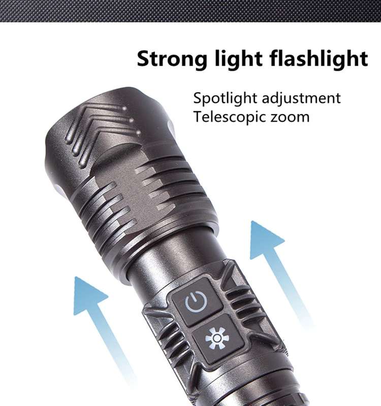 FA-S18-P99 High Power Rechargeable  LED Flashlight