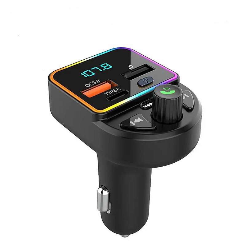 Aerbes AB-CZ05 Multifunctional Wireless Car RGB MP3 Player, FM Transmitter