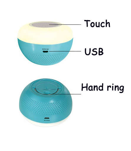 FA-XKL-Q7 Touch Music Bluetooth Speaker Ambience Light RGB + White Lights With Hook