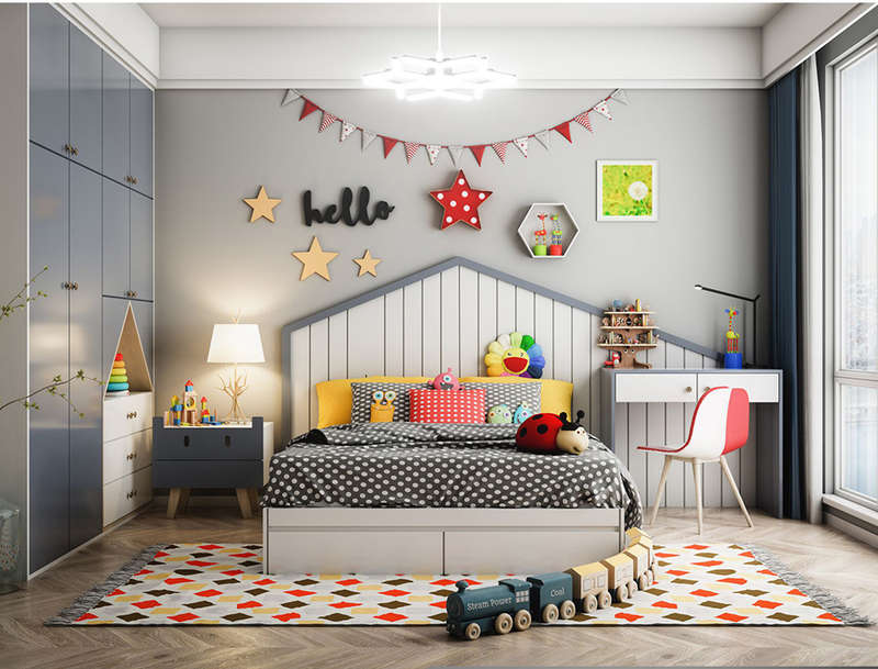 FA-004  E27 LED Snowflake Shape Foldable Pattern Changing Light 80W 6500K