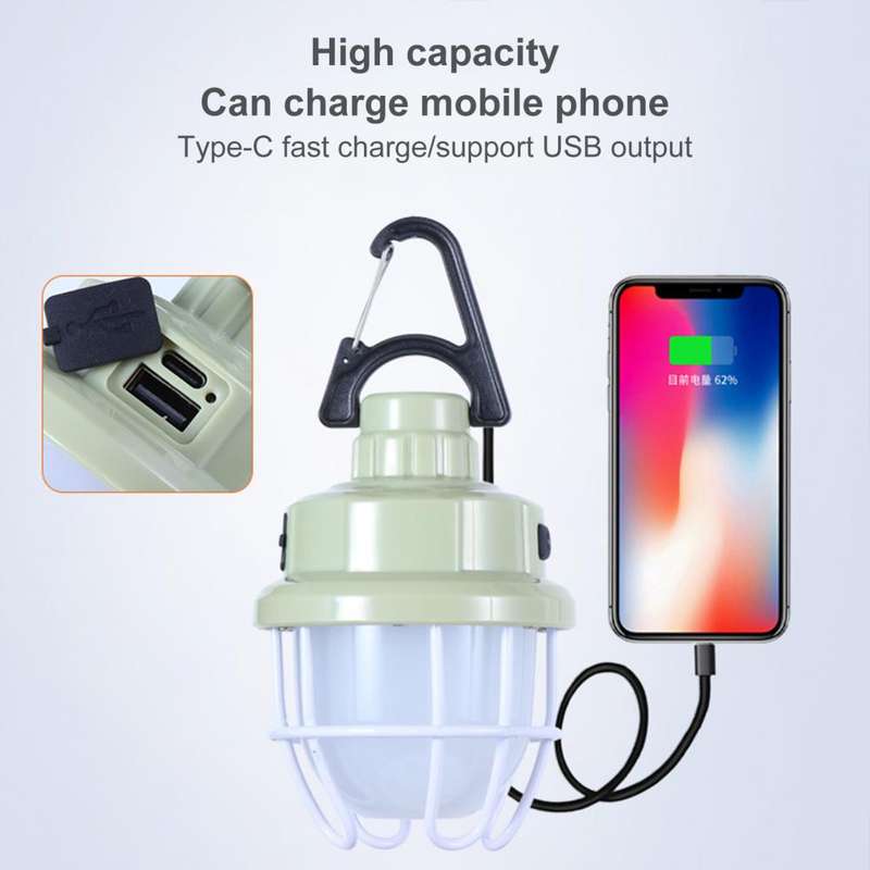YD-42 USB Rechargeable Four Gears Compact Camping LED Light