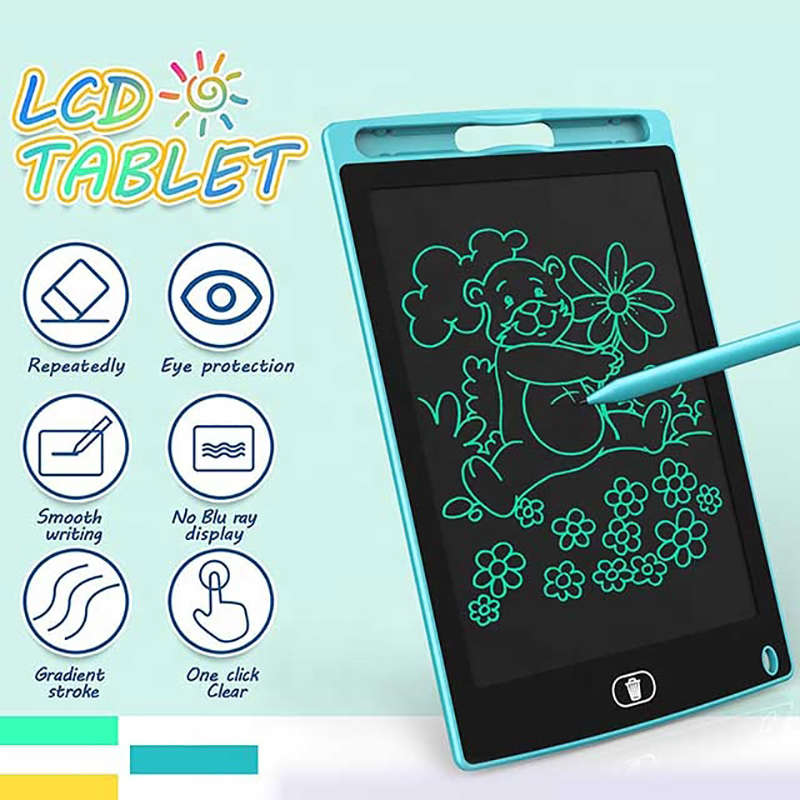 12" LCD Panel Drawing Board,  Lock The Content, Sketchpad, To do Lists, Memo Pads