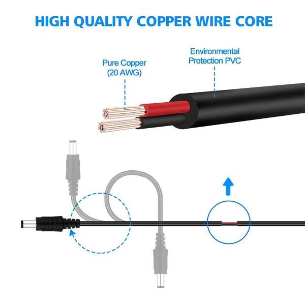 SE-L192 DC Extension Cable 5M
