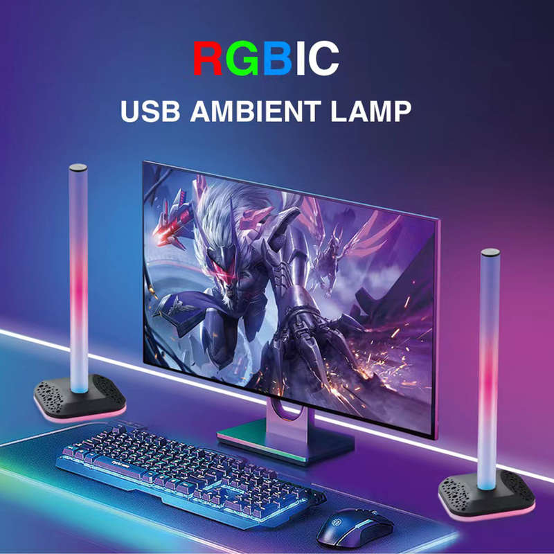 XF0799  RGB Universal Desktop Headphone Stand Anti Scratch T-20