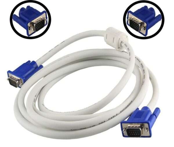 10M 15 Pin Male to Male VGA Cable