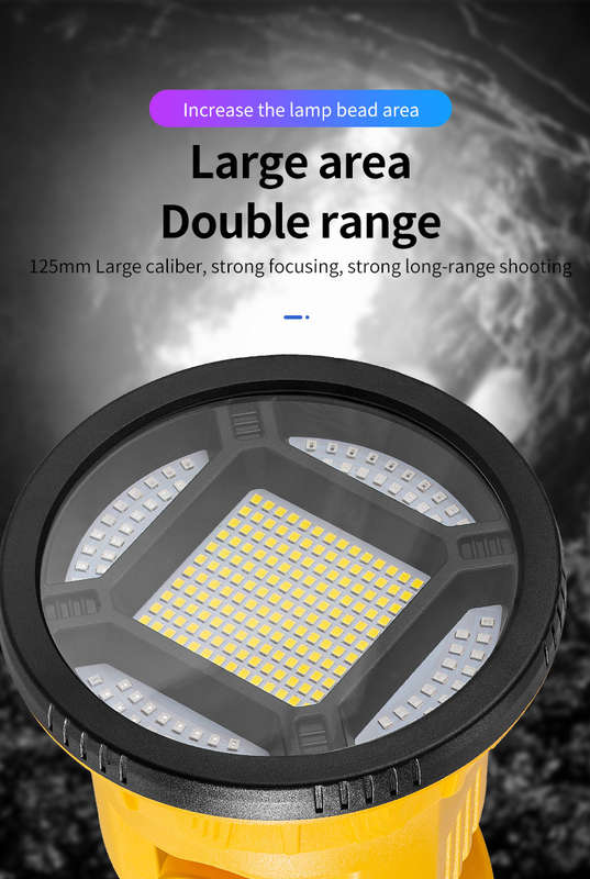 FA-W5164-2 Rechargeable LED Searchlight Doubles As A Power Bank To Charge Electronic Devices