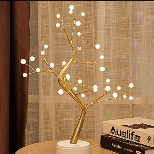 D-1 36 LED Peral Home Decor Tree Light USB DC/Battery Operated