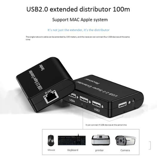 XF0095 USB2.0 4 Port Super Network Extender 100M