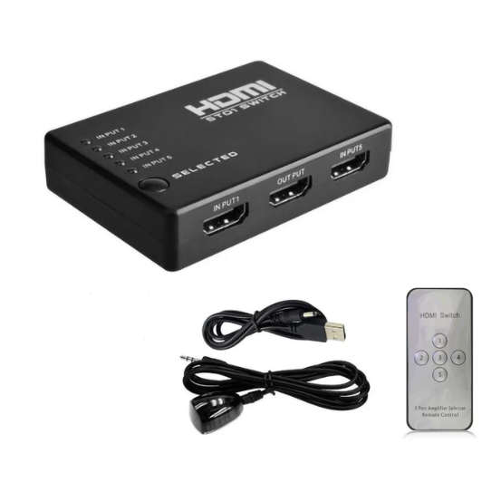 SE-L170 5 in 1 HDMI-Compatible Switch Selector Hub 1080P