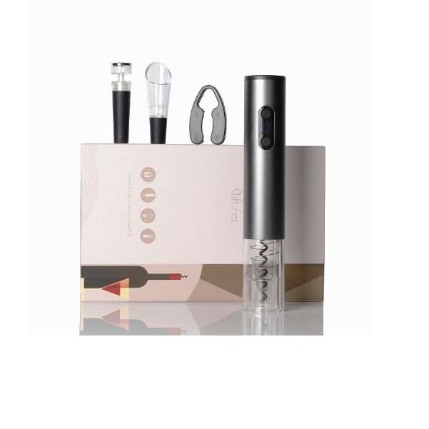 XF0340 Electric Wine Opener Gift Set With Charging Base