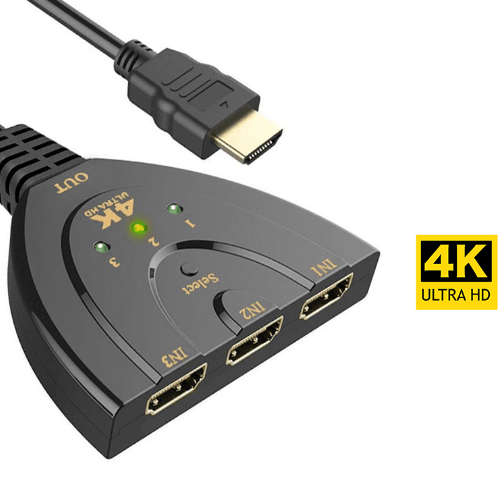 SE-LH3-1-4K HDMI Switch 3 in 1 Adapter Cable