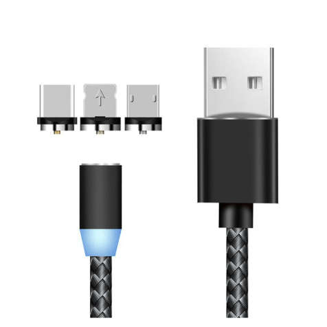 Aerbes AB-S678 USB Magnetic Cable 3 in 1