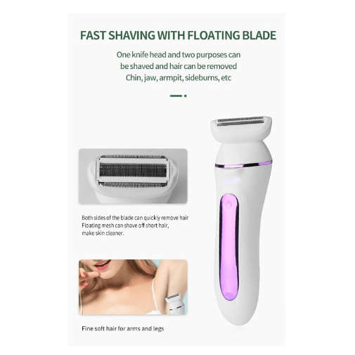 Aerbes AB-J301 2 In 1 Rechargeable Wet/Dry Electric Hair Shaver