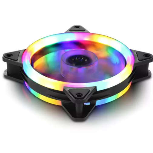 XF0241 Computer Host LED Fan Dual Aperture