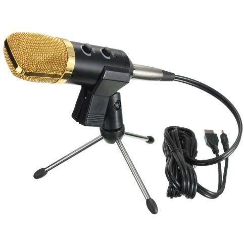 USB Condenser Microphone With Stand