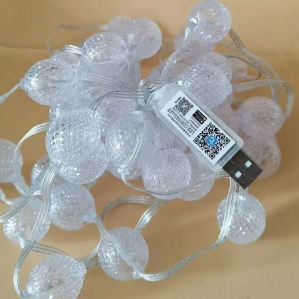 SE-L010 RGB 50 LED Pineapple Balls Lights String