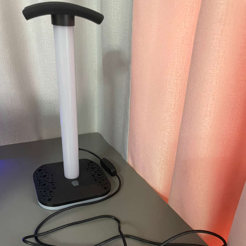 XF0799  RGB Universal Desktop Headphone Stand Anti Scratch T-20