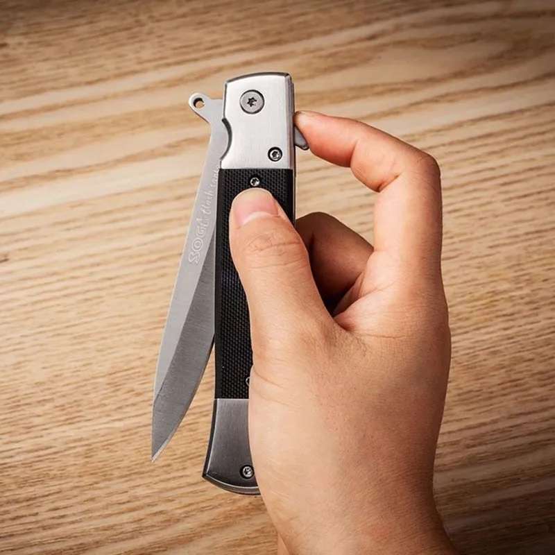 Jiageng 1831398 Heavy Duty Folding Stainless Steel Knife
